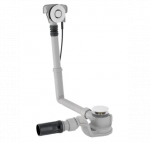 Geberit vonios sifonas su PushControl uždarymo paspaudimu funkcija d52 ir montavimo dalių rinkiniu