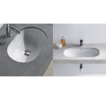 Po stalvir&scaron;iu montuojamas praustuvas Duravit D-code 525x320