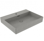 Bocchi Milano pakabinamas/pastatomas praustuvas 605x465mm su apvalia persipylimo anga