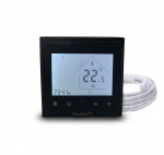 Feelspot WTH51.36 NEW elektroninis programuojamas termostatas (termoreguliatorius), juodos spalvos
