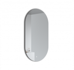 Kamė Oval veidrodis su foniniu LED pa&scaron;vietimu 2700 &ndash; 6500 K
