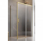 Radaway Idea KDJ du&scaron;o kabina, de&scaron;inė pusė, aukso spalvos profiliai : De&scaron;inės pusės (R) du&scaron;o kabinos nominalus matmuo - 160, Kairės pusės (L) du&scaron;o kabinos nominalus matmuo - 80, Profilio spalva - Aukso, Stiklas - Skaidrus
