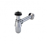 Viega chromuotas butelinis sifonas praustuvui su ventiliu