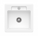 Villeroy - Boch Siluet 50 S keraminė plautuvė : Spalva - Balta blizgi (Snow White), Ventilis - Įprastas ventilis