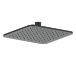 Idealrain Cube kvadratinė 200x200 mm du&scaron;o galva, matinė juoda, B0024XG