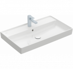Praustuvas Villeroy-Boch Collaro 80x47cm (statomas ant baldų) : Spalva - Balta blizgi (White Alpine) - Ceramic Plus danga