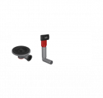 Franke ventilio rinkinys su rankiniu valdymu