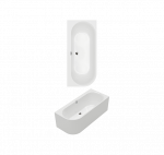Villeroy - Boch vonia Oberon 2.1, 180x80 cm, de&scaron;ininė, pasirenkama spalva