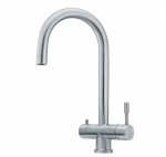 Franke Eos Clear Water mai&scaron;ytuvas filtruotam bei kar&scaron;tam/&scaron;altam vandeniui : Spalva - Nerūdijančio plieno