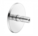 Keuco klijų komplektas Nr. 5 su apvalia rozete : Spalva - Chromas