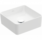 Villeroy - Boch Collaro Kvadratinis pastatomas praustuvas 40cm : Spalva - Balta blizgi (White Alpine)