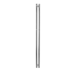 Wellmer Verona nerūdijančio plieno rank&scaron;luosčių džiovintuvas, 150 cm, 2 strypai