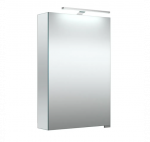 KAMĖ Garda veidrodinė spintelė su LED ap&scaron;vietimu, 46 x 70 x 13 cm : Spintelės plotis - 460 mm