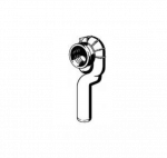 Viega potinkinis sifonas pisuarui su vertikaliu i&scaron;bėgimu