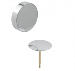 Geberit Split dangtelis vonios sifonui su pasukamąja rankena : Spalva - Chromo spalvos profiliai