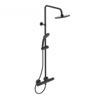 Ideal Standard CERATHERM T25 (A7545XG) termostatinė du&scaron;o sistema, juodos matinės spalvos
