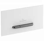 WC klavi&scaron;as Villeroy-Boch 300 baltas su chromo mygtukais