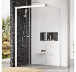 Ravak Du&scaron;o kabina Matrix MSDPS 120x90cm, kairė pusė : De&scaron;inės pusės (R) du&scaron;o kabinos nominalus matmuo - 90, Kairės pusės (L) du&scaron;o kabinos nominalus matmuo - 120, Profilio spalva - Balta, Stiklas - Skaidrus