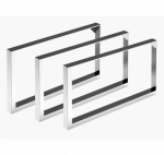 PAA nerūdijančio plieno laikikliai praustuvui Long Step DUO 3 vnt