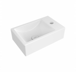 Bocchi Milano pastatomas/pakabinamas praustuvas 37cm (de&scaron;inė) : Spalva - Juoda matinė