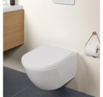 Villeroy-Boch Subway 3.0 "Twist flush" pakabinamas klozetas su dangčiu 4670TS01