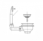 Franke vožtuvas nerūdijančio plieno plautuvėms RON, ROX, ROL