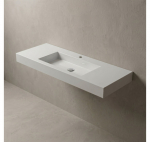 Vispool F-1200 akmens masės praustuvas, 1200 x 450 x 90 mm