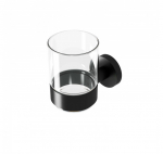 Stiklinaitė su laikikliu Geesa Nemox Black