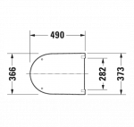 Duravit pakabinamo klozeto Soft Close dangtis