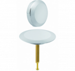 I&Scaron;PARDAVIMAS. Geberit dangtelis vonios sifonui su dangteliu persipylimo skylei, chromuotas matinis