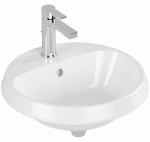 Villeroy - Boch Architectura įleidžiamas praustuvas, 45 cm, be persipylimo : Spalva - Balta blizgi (White Alpine) - Ceramic Plus danga