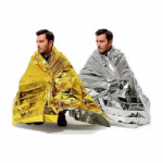 Emergency blanket folija dvipusė avarinė antklodė 130x210cm