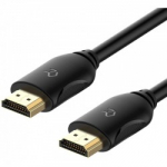180cm ilgio HDMI kabelis - juodas laidas 4K skirtas TV PS3 PS4 XBox projektoriams ir ekranams