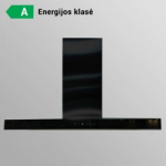 Tecnowind LENS 60 BLACK A CLASS juodas gartraukis su pulteliu