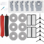 25 dalių priedų rinkinys Roborock Qrevo robotams siurbliams filtrai &scaron;epečiai &scaron;luostės mai&scaron;eliai