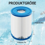 Baseino filtras skirtas BestWay baseinams 10,6 cm dydis - Best Way baseino filtrai