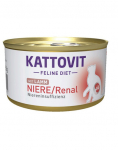KATTOVIT Feline Diet Niere/Renal Lamb su ėriena 85 g