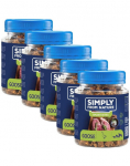 SIMPLY FROM NATURE Smart Bites Žąsiena treniruokliai &scaron;unims 5x130g