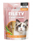 PAN MIĘSKO Filety Vi&scaron;tiena su daržovėmis, skirta katėms, 100 g