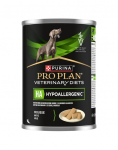 PURINA PRO PLAN Veterinary Diets Canine HA Hypoallergenic 6x400g skirta maisto netolerancijai, &scaron;lapias maistas suaugusiems &scaron;unims ir &scaron;uniukams