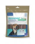 VIRBAC VeggieDent Zen M &ndash; Dantų kramtukai ir antistresiniai kramtukai vidutinio dydžio &scaron;unims (10&ndash;30 kg), 15 vnt.