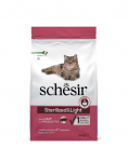 SCHESIR Original Sterilized and Light 1,5 kg kumpio skonio sausas maistas katėms po sterilizacijos, lengvai vir&scaron;kinamas