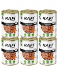 RAFI Classic Elniena ir morkos padaže &ndash; 6 vnt. po 1240 g drėgnas maistas visų veislių &scaron;unims