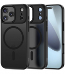 Matinis juodas dėklas Apple iPhone 17 Pro Max telefonui "TP Matt Magsafe"