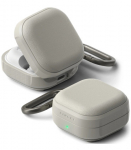 Pilkas dėklas Samsung Galaxy Buds 4 / 4 Pro ausinėms "Ringke Onyx Magnetic Magsafe"