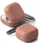 Koralinės spalvos dėklas Samsung Galaxy Buds 4 / 4 Pro ausinėms "Ringke Onyx Magnetic Magsafe"