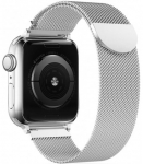 Sidabrinė Apple Watch 8 / 9 / 10 / 11 / SE / ULTRA (44 / 45 / 46 / 49 MM) laikrodžiui "Tech-Protect Milaneseband"
