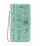 Dėklas Cat-Dog Samsung A145 A14 4G/A146 A14 5G žalias