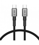 Pilkas USB-C - USB-C PD100W / 5A 50cm laidas "Tech-Protect Ultraboost DNA"