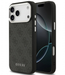 Juodas dėklas Apple iPhone 17 Pro Max telefonui "Guess 4G MagSafe Case"
